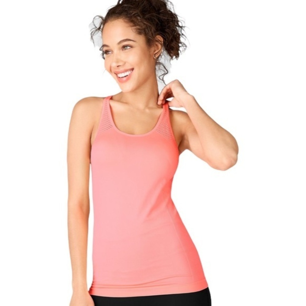 Fabletics Pink Sync Seamless Tank Racerback